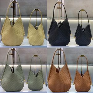 Designer Solstice Shoulder Bag Quality Handbag Women Famous Brands Designer Intrecciato leather Weave Luxury Lidy Underarm Bag women pueses
