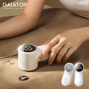 Other Home Garden GAIATOP Electric Lint Remover Rechargeable Sweater Defuzzer Intelligent Digital Display Lints Shaver Trimmer 230711
