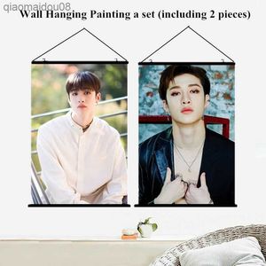 Boy Bang Chan Hanging Wall Painting 40cmx60cm woman gift Kpop wall picture Poster L230704