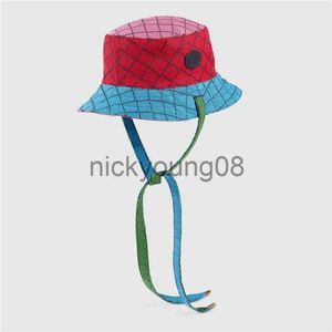 Wide Brim Hats Bucket Hats Mens Multicolour Reversible Canvas Bucket Hat Fashion Designers Caps Hats Women Summer Fitted Fisherman Beach Bonnet Sun Casquette x0712
