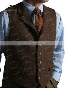 Blazers verde casual cavalheiro masculino xadrez jaqueta de lã macia colete tweed negócios café colete para melhor homem casamento para festa