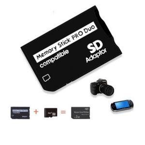 Adapter Micro SD SDHC TF na Memory Stick Adapter MS Pro Duo Konwerter Etui na karty PDA i aparat cyfrowy