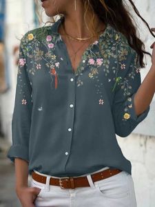 Women's Blouses Shirts Long-sleeved women shirt all-match elegant shirt women fashion casual tops L230712