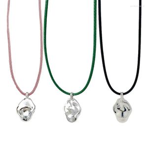 Ketten Unregelmäßige Anhänger Halskette Einfache Kurze Choker Halsketten Für Frauen Mädchen Schlüsselbein Kette Ästhetischen Y2K Schmuck Geschenk 97QE