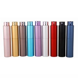 10ML Aluminum Perfume Bottle Empty Filling Spray Perfume Atomizer Rotary Bottle