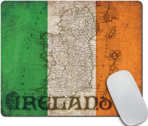 Ирландия винтажный флаг Irish Emblem Pad Pad Custom Mouse Pad Настройка прямоугольника без скольжения