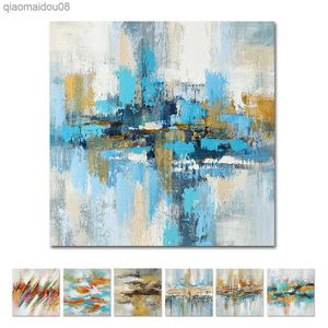 Abstract Oil Painting 100% Handpainted Colorful Landscape Art Picture On Canvas For Home Decor Modern Abstract Wall Art Painting L230704