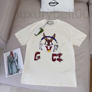 Herren Plus Tees Polos Designer 2023 Frühfrühling New Alphabet Print High Street T-Shirt Kurzarm Unisex Mode Sweatshirt Damen JO8M
