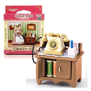 Tools Workshop Sylvanian Families Casa delle bambole Playset Telefono classico Accessori per mobili Regalo Ragazza giocattolo Nessuna figura #29358 230712