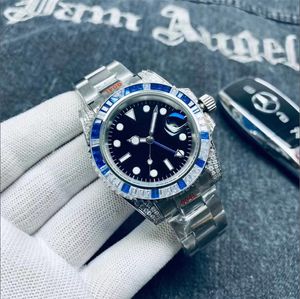 2023 New U1 Automatic Mechanical Watch Men's Large Magnifier 40mm All Stainless Steel Sapphire Watch Watch Waterproof Glow