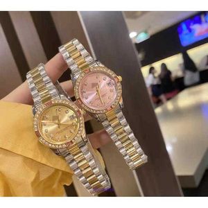 8A качество оригинальное R Olex Luxury Watch Online Shop Labor Home Journal Series Series Trend Steel Band Diamond Ring Calendar Quartz Watch Женщины и мужчины