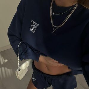 Men s Hoodies Sweatshirts ZESSAM Classic Running Sporty Letter Graphic Print Women Long Sleeve Loose Female Pullover Vintage Casual Lady Top 230711