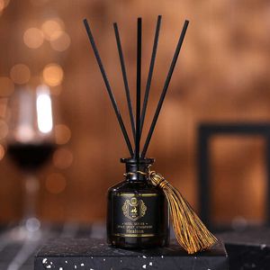 Aromaterapia YXYMCF 50ml Reed Difusor Sets Óleo Essencial Fireless Aroma Home Bedroom Hotel Rattan Incenso Room Toilet Ambientador