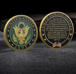 Arts and Crafts Commemorative coin of military collection embossed baking paint