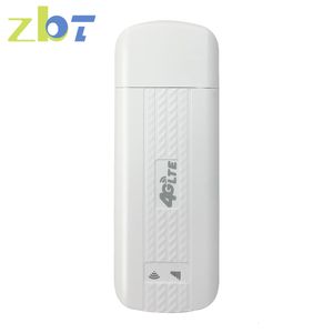 Outras comunicações de rede ZBT Portable WiFi Dongle USB 4G Modem Sim Card Slot spot Cat4 150 Mbps Mobile Wireless Unlock for Car Router GSM UMTS LTE 230712