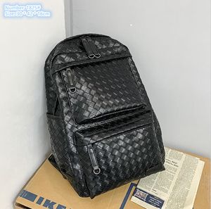 sales men shoulder bags 2 colors simple and versatile black outdoor leisure travel backpack college wind woven student backpacks street popular computer bag 1825#