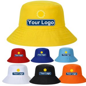 Stingy Brim Hats Custom France Bucket Hats Men Women Cotton Outdoor Reversible Fisherman Caps Beach Fishing Hat Girl Boy Chapeau Bob Panama Hat 230711