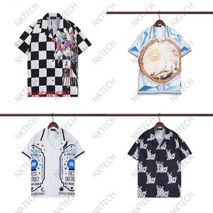 Summer new men's POLO shirt loose quick dry beach fitness outdoor leisure sports men's T-shirt trend printed letter short sleeve