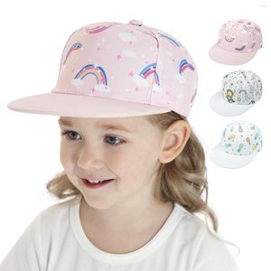 Top Caps Kids Beyzbol Kapağı Dinozor Baskı Dış Mekan Toddlers Hat Ayarlanabilir Kamyon Şefi Çocuklar Erkekler İçin Güneş 1-8 Yaşındaki Kızlar