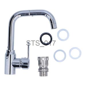 Kökskranar G1/4inch Basin kran Rostfritt stål Hot och kallt vattenmixer Tap Rotertable Universal For Kitchen Badrum X0712