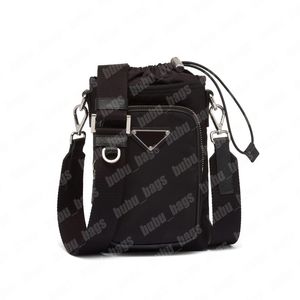 Sacos de telefone tiracolo com cordão de náilon Bolsas de telefone masculinas Mini bolsa de designer Bolsas para celular Bolsa de corpo cruzado Bolsa de ombro feminina Saffiano Bolsa de ombro Fannypack