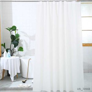 Shower Curtains Waterproof Shower Curtain PEVA Thicken Bathroom Screens With Hook Mildew Proof Durable Bathtub Curtains Home Living Room Decor R230712