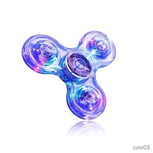 Decompression Toy Children Adult Toy Anti Stress Spinner Glow In The Dark Fingertip Gyro LED Luminous Light Toys Toys Gifts R230712