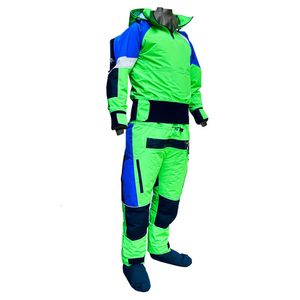 Wetsuits Drysuits Hooded Kayak Dry Suit Paddling Drysuit with Comfortable Knee and Seat Pads Survival Clothing for Men in Cold Water Swimming Suit 230712