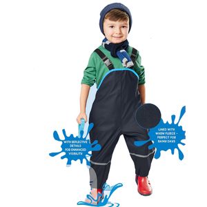 Rompers Children Waterproof Rain Pants Brand Overalls 1 7Yrs Baby Boys Girls Fashion Kids 230711