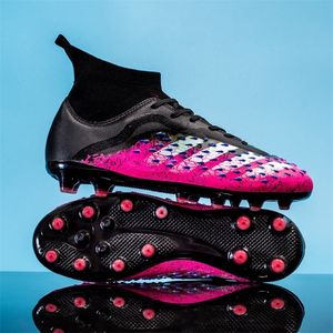 Sicherheitsschuhe 2023 Männer Fußball Erwachsene Kinder Hohe Knöchel Fußballstiefel Stollen Gras Training Sport Schuhe Herren Turnschuhe op230711