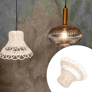 Party Decoration Lampshade Ceiling Lamp Imitation Woven Shade For Present Home