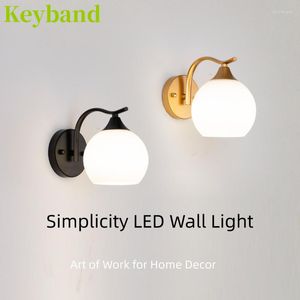 Wall Lamp Interior Light For House Decoration Luxury Black And Gloden Color Single Double Heads E27 LED Bulbs Included AC 100-240V