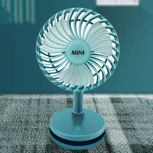 Electric Fans Usb Rechargeable 500Mah Mini Electric Fan Portable Adjustable Standing Handheld Fan Office Cooling Fans Air Cooler Desktop Fan