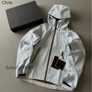 Home Hoodies Jacket Mens LT Coats Bird's Hoodies Beta Beta Trench Arct Arct Coat Ether Blue Hard Shell Outdoor Outdoor Royproof Presterproof Men '0SS5