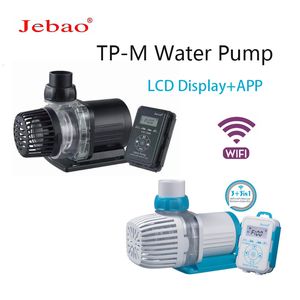 Iluminação de aquários 2023 Jebao Jecod aquário EP submersível bomba display LCD WIFI tanque de peixes inversor silencioso superior lagoa de circulação de água 230711