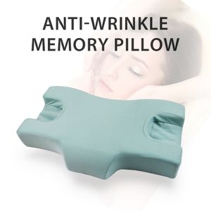 Pillow Sleeping Beauty AntiWrinkle Neck Protection Sleep Memory Foam Comfortable Soft Skin Care Bedding Pillows W2313 230711