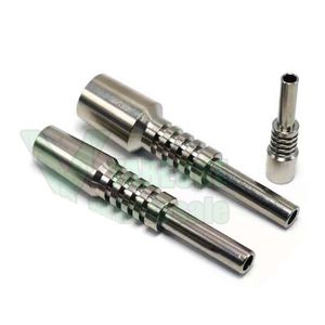 Nectar Collector Titanium Tip 10mm 14mm 18mm Gr2 Titanium Metal Dab Straw Stick for Smoking Nector Kit