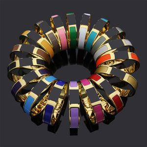 Мода роскошные 12 мм шириной H Браслеты Классика Пара дизайнерский браслет для женщин.