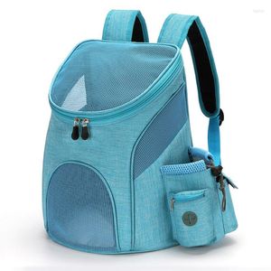 Dog Car Seat Covers Pet Backpack Portable Foldable Double Shoulder Chest Bag Cat Outdoor Box Cage Supplies