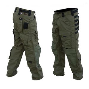 Мужские брюки грузовые тактические мужские мужчины. Военные военные многокачественные боевые брюки мужские брюки на открытом воздухе.