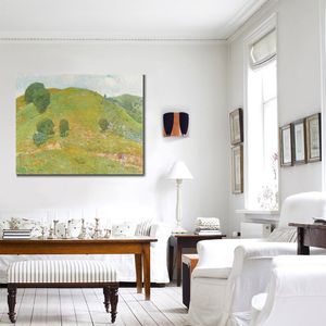 Impressionistische canvas kunst California Hills in het voorjaar handgemaakte Childe Hassam schilderij artwork moderne woonkamer decor