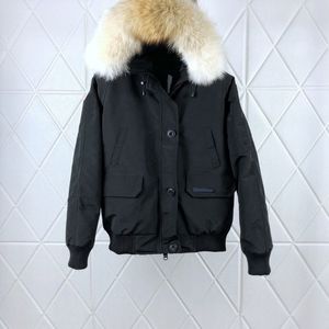 AAAAA Womens wool collar downs jacket designer classic winter down parkas high quality mens jackets coat top size xs-xl
