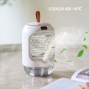 Condizionatori d'aria Ventilatore elettrico condizionatore d'aria portatile ricaricabile mini dispositivo mobile home mute TV umidificatore umidificatore ventilatore desktop 230711