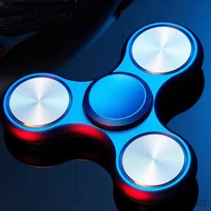 Decompression Toy Movie Spinner Metal Hand Spinner Stainless Steel Fingertip Gyro Removable Stress Relief Toys Adult Gift R230712