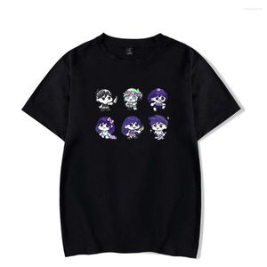 Erkekler Tişörtleri Omori Oyun Mahkemesi Chibi Logo T-Shirt Erkek ve Kadın Kısa Kollu Kadınlar Komik Gömlek Unisex Harajuku Tops