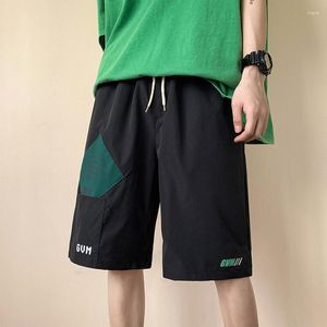 Shorts Masculino Estilo Hong Kong Masculino Tamanho Grande Unissex Feminino Calça Média Moda Cinco Quartos