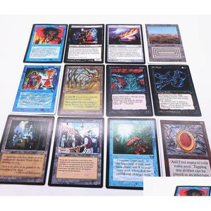 Card Games 126pcs/Lot Magic Game Die Diy карты английской версии Matte Board Collection Custom TCG Classics Drop Delie