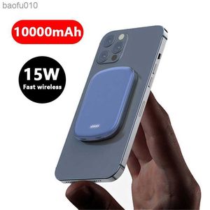 Magnetic Wireless Power Bank 10000mAh Portable Charger For iPhone 14 13 12 Mini Pro