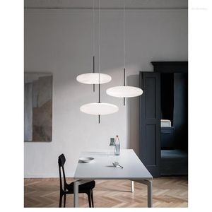 Pendant Lamps Art Led Chandelier Lamp Light Room Decor Nordic Modern Flying Saucer Dining Study Bedroom