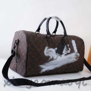 High quality high version designer luxury bags Large capacity duffel bag unisex fashion travel bag backpack classic old pattern cartoon pattern